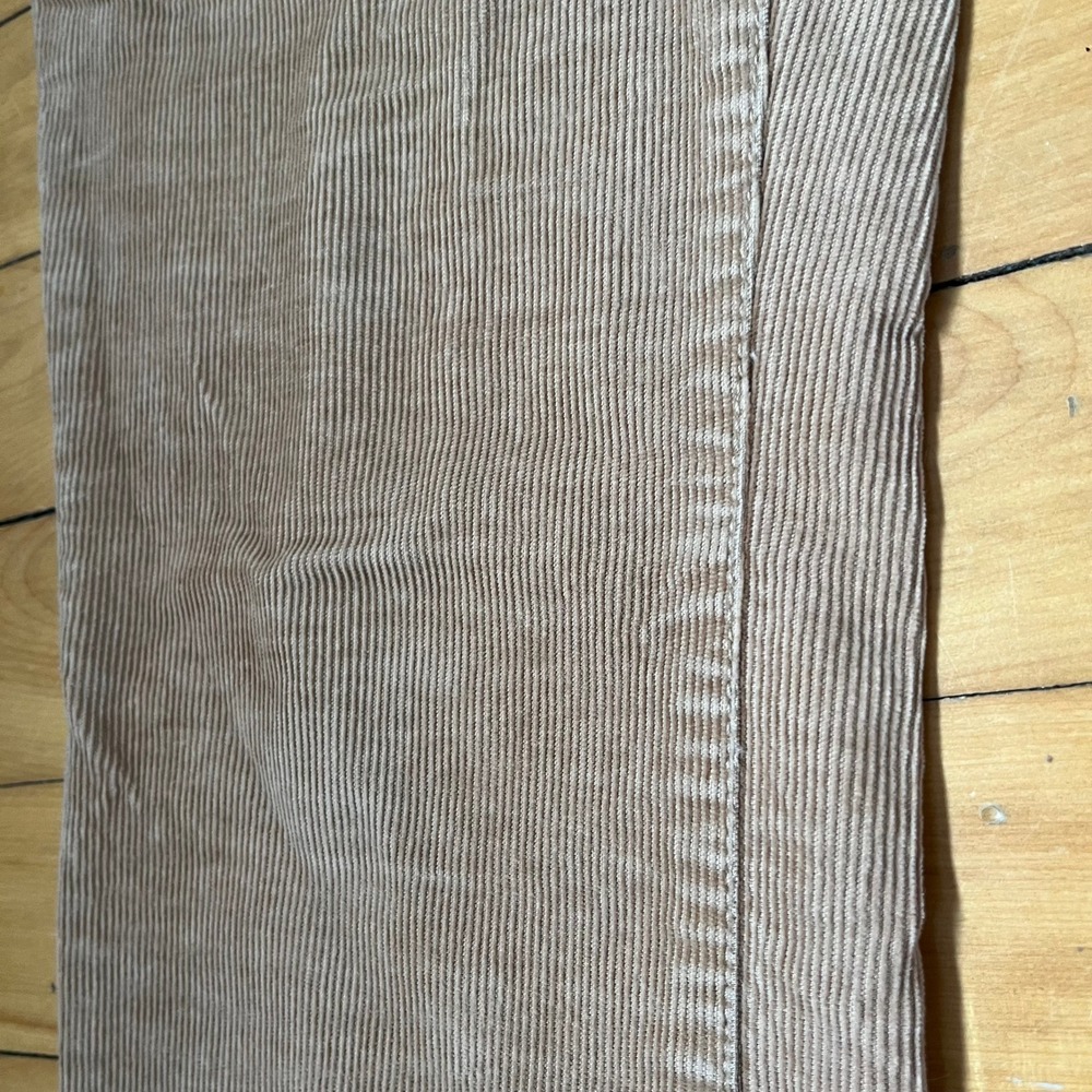 J.Crew Tan Corduroy Stretch Straight Leg Pants Size 30 Khaki Brown - Picture 4 of 6